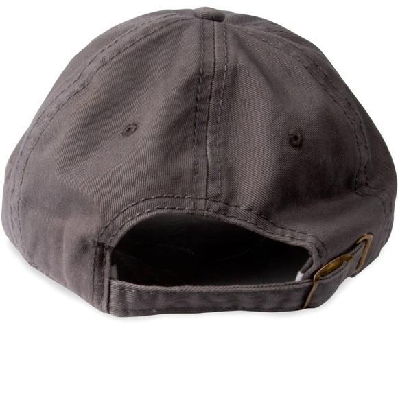 NWT Pavilion Gift Gray Lacrosse People Adjustable Strap Snap Back Baseball Hat - Picture 2 of 10